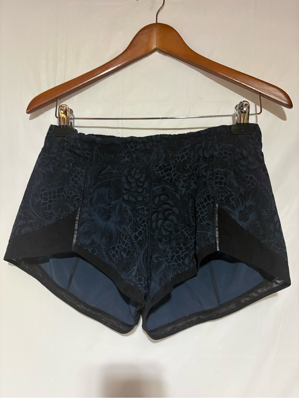 lululemon athletica Navy Athletic Shorts with Black Liner